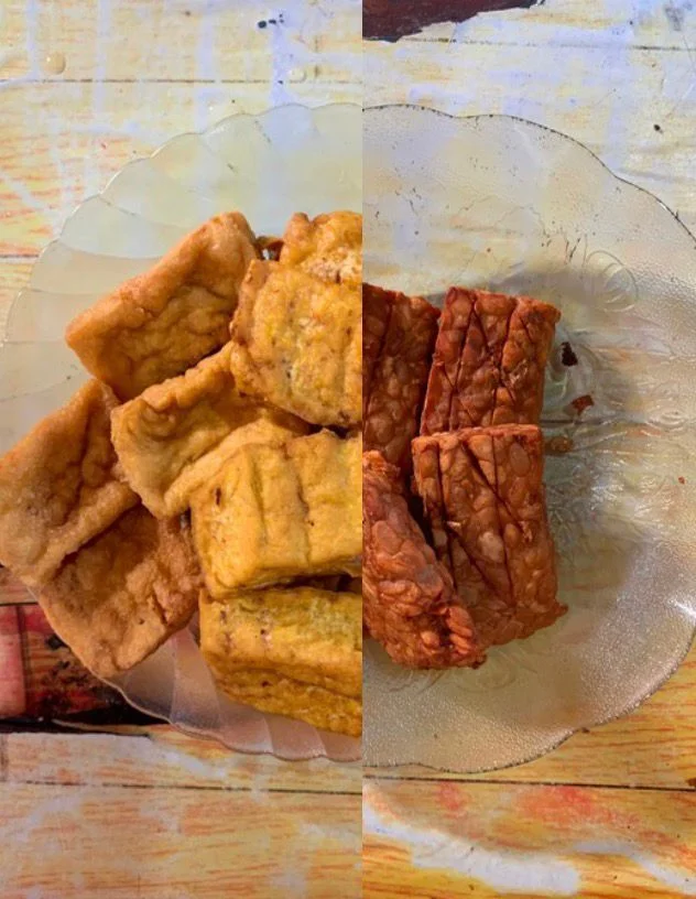 Tahu dan Tempe Goreng