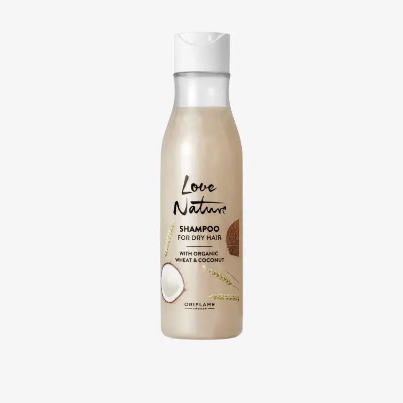 [ORIFLAME]Love Nature - Shampoo For Dry Hair with Organic Wheat & Coconut