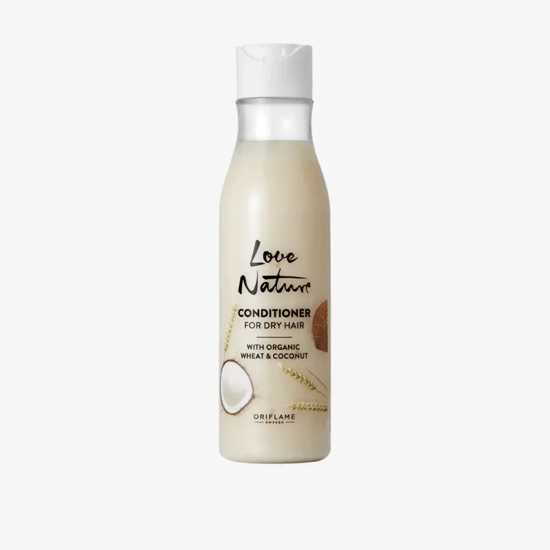 [ORIFLAME]Love Nature -Conditioner For Dry Hair with Organic Wheat & Coconut