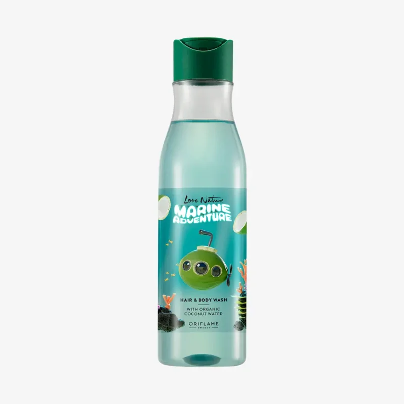 [ORIFLAME]Love Nature Marine Adventure Hair & Body Wash with Organic Coconut Water