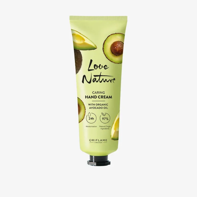 [ORIFLAME]Love Nature Caring Hand Cream with Organic Avocado Oil