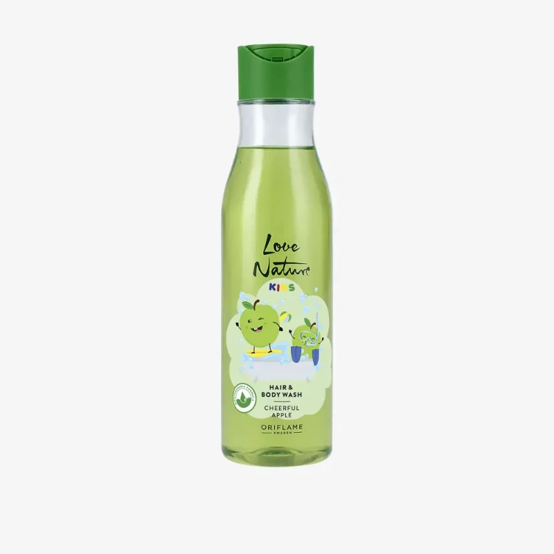 [ORIFLAME]Love Nature Kids Hair & Body Wash Cheerful Apple