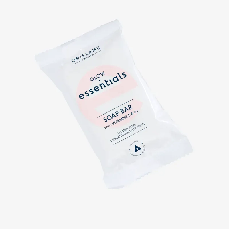 [ORIFLAME]ESSENTIALS Glow Essentials Soap Bar with Vitamins E & B3