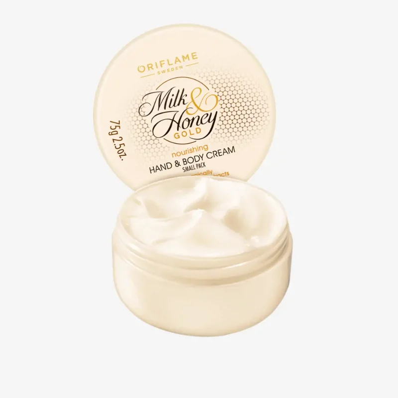 [ORIFLAME]Milk & Honey gold Nourishing Hand & Body Cream Small Pack