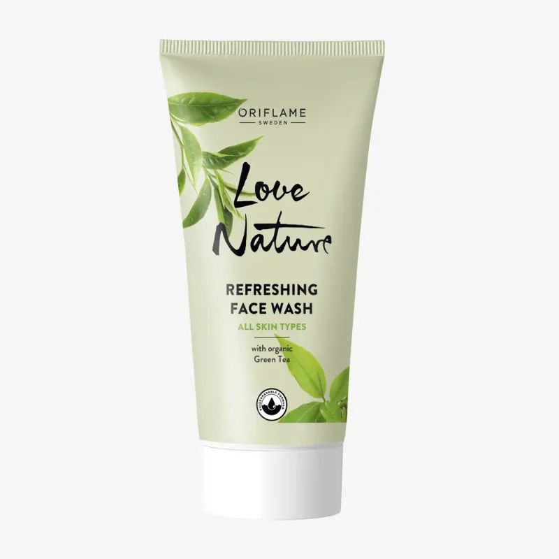 [ORIFLAME]LOVE NATURE Refreshing Face Wash with Organic Green Tea