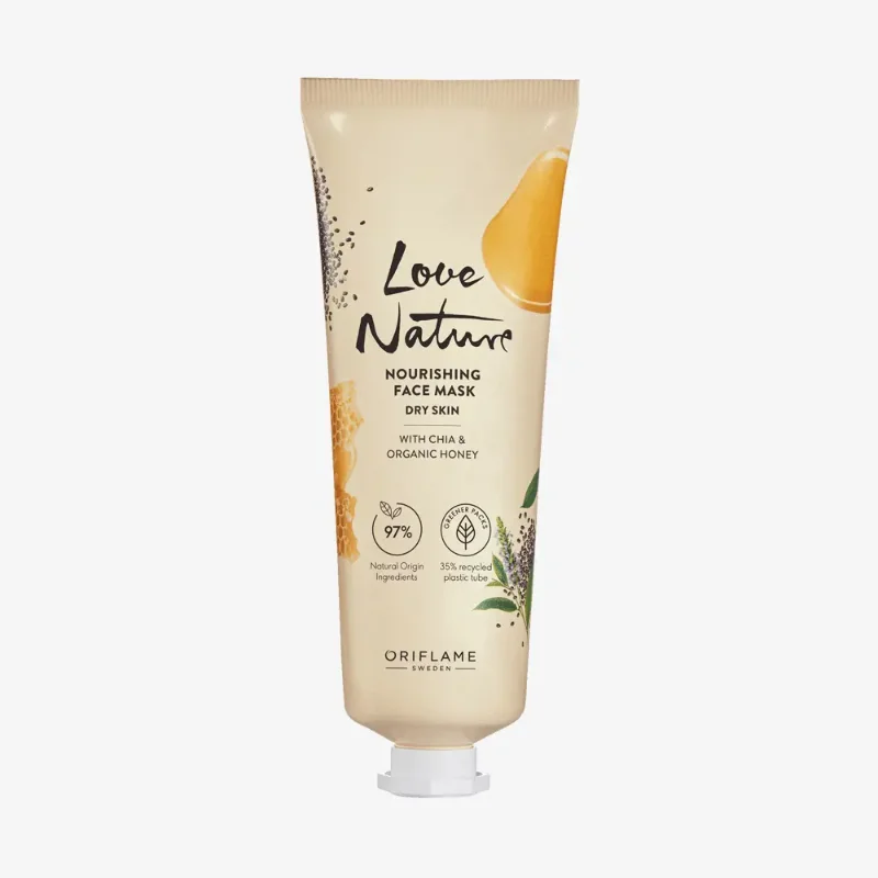 [ORIFLAME]LOVE NATURE Nourishing Face Mask with chia & organic honey