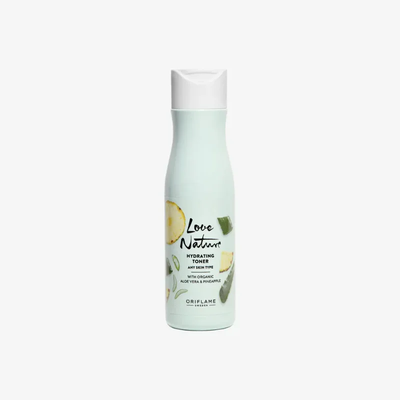 [ORIFLAME]LOVE NATURE Hydrating Toner with Organic Aloe Vera & Pineapple