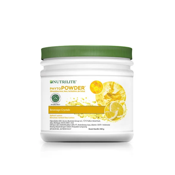 [AMWAY]Nutrilite Phytopowder Lemon Canister