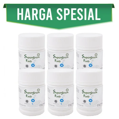 [KK]6 btl Supergreen Food 50 tabs