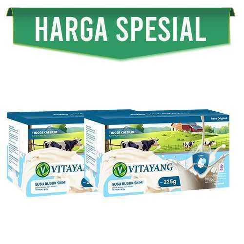 [KK]2 box Susu Skim Bubuk