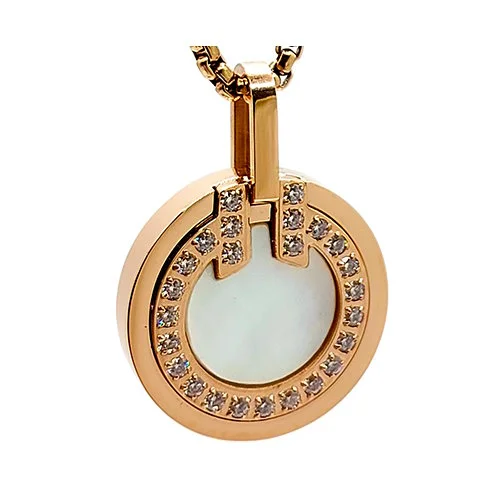 [KK]Rose Gold Circle Shell